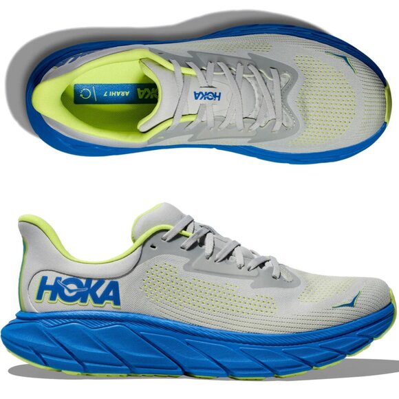 HOKA Men's Arahi 7 Stability Running Shoes 2025 Stardust, Size 12.5 (New) - Picture 2 of 16